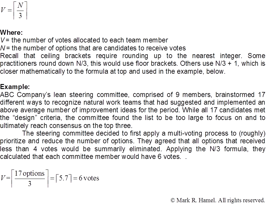 multivoting