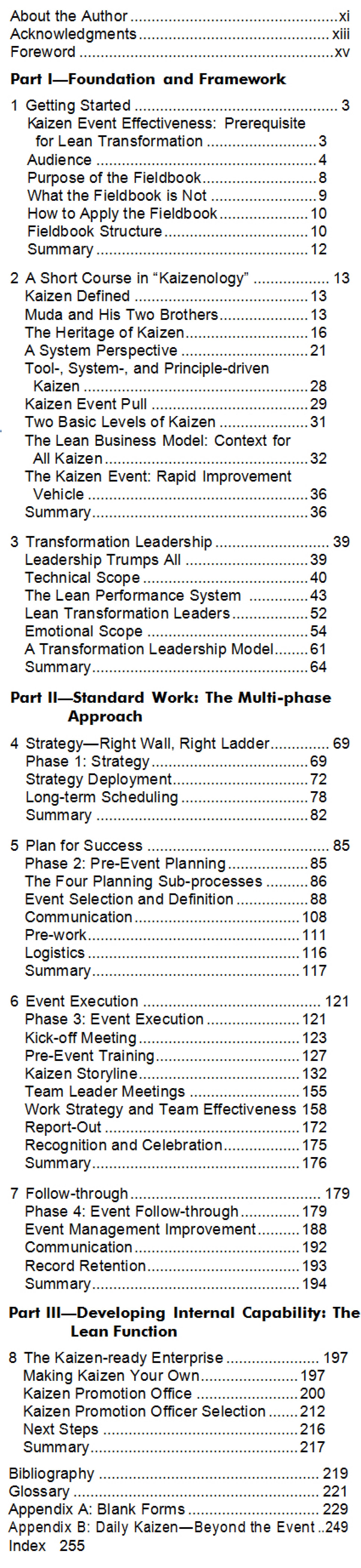 Table of Contents